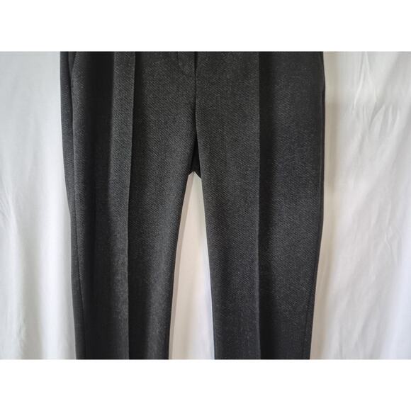 Theory Womens Charcoal Melange Sculpted Blazer Pleated Trouser Pants Set US 10 - Picture 12 of 16